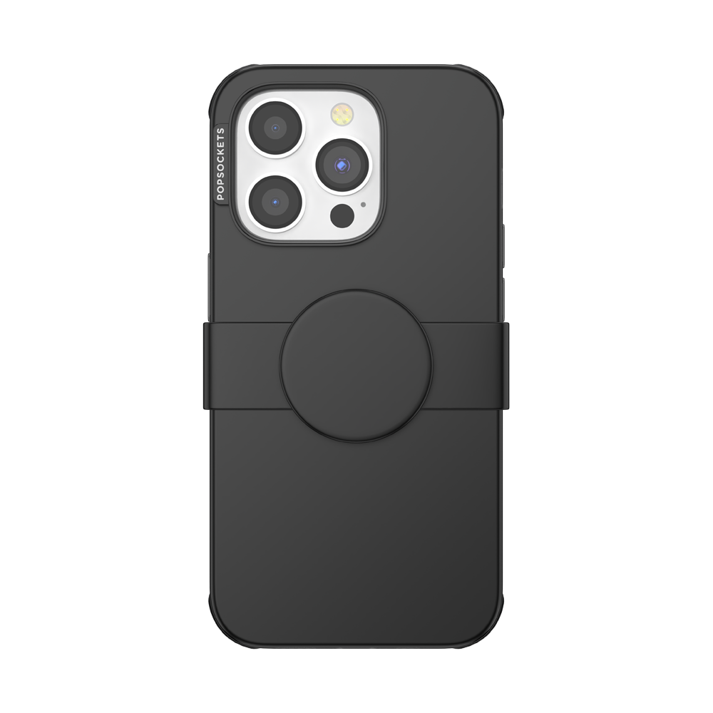PopSockets PopCase for iPhone 14 Pro - Black