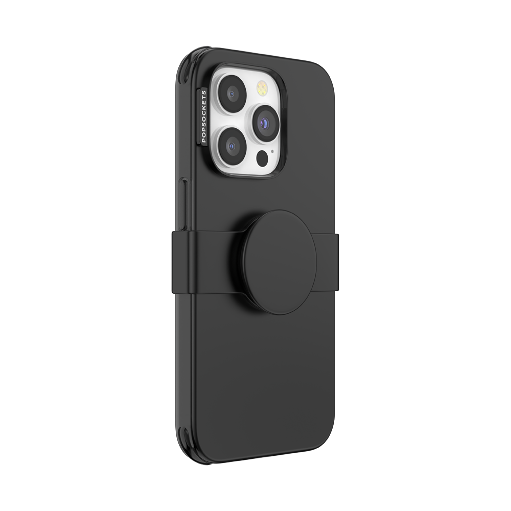 PopSockets PopCase for iPhone 14 Pro - Black