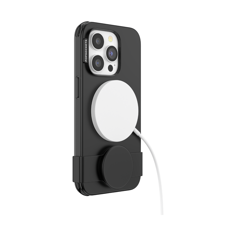 PopSockets PopCase for iPhone 14 Pro - Black