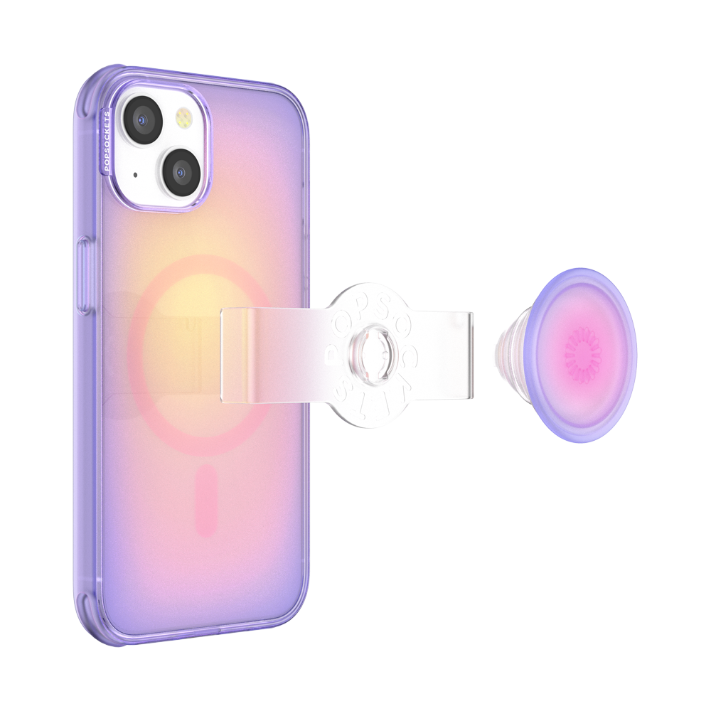 PopSockets PopCase MagSafe for iPhone 13/14 - Opalescent Aura
