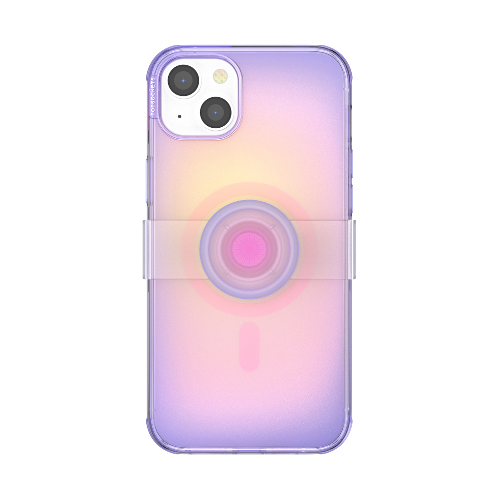 PopSockets PopCase MagSafe for iPhone 14 Plus - Opalescent Aura
