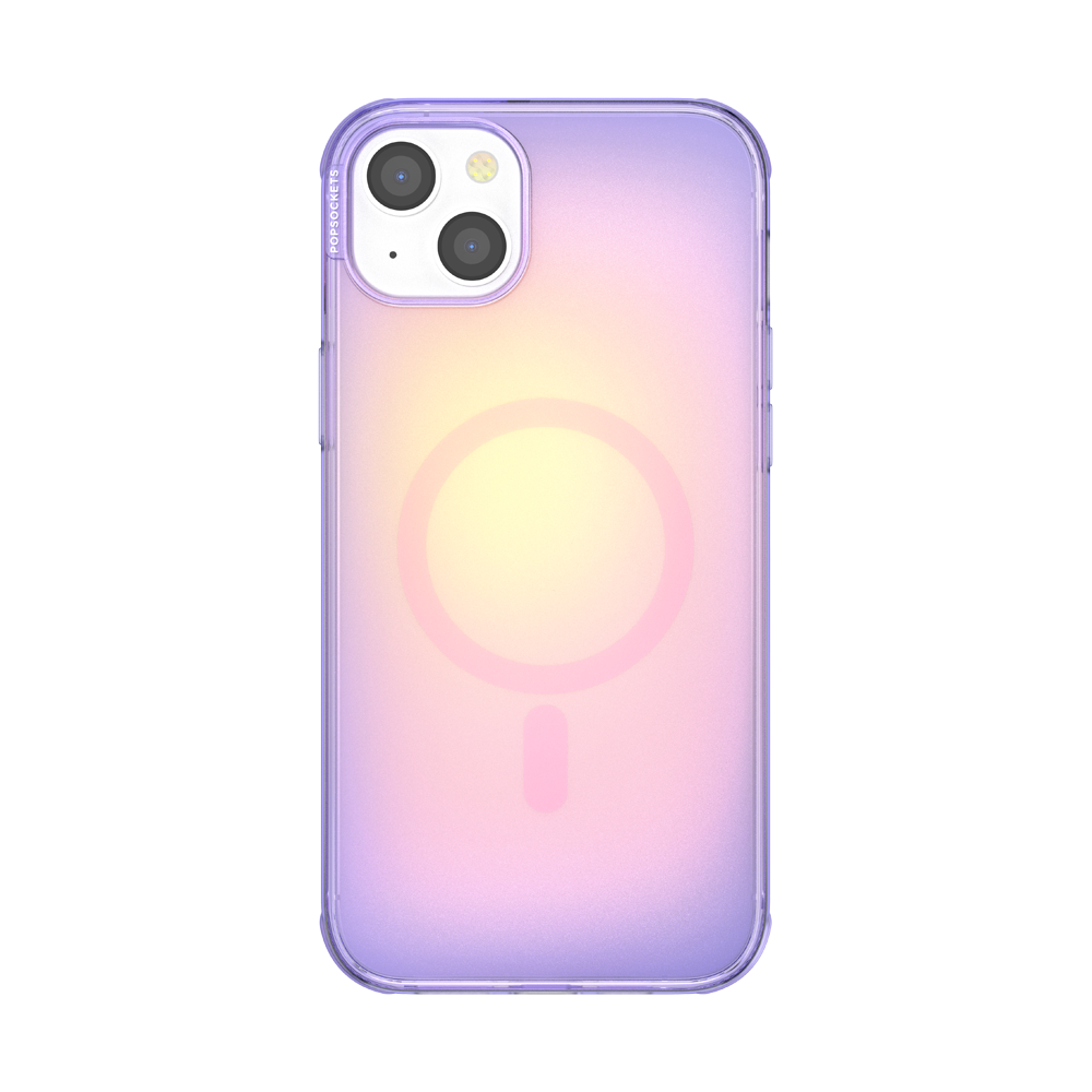 PopSockets PopCase MagSafe for iPhone 14 Plus - Opalescent Aura