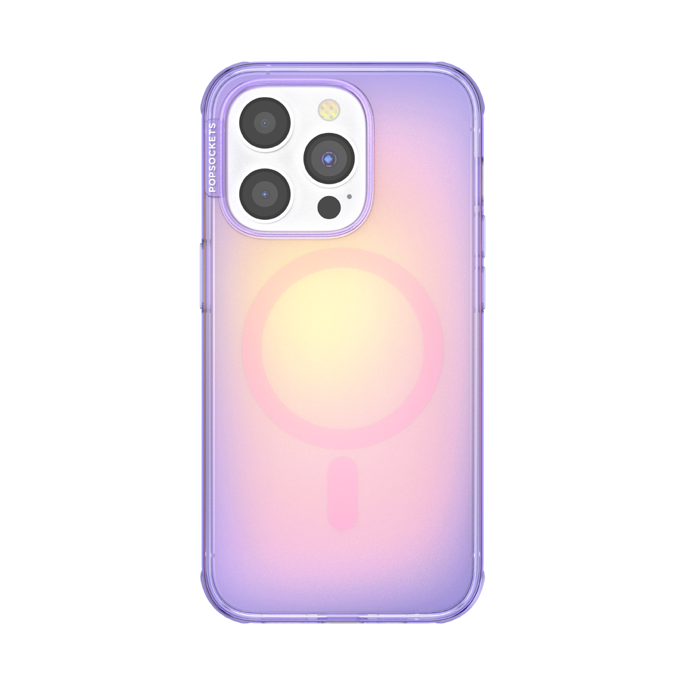 PopSockets PopCase MagSafe for iPhone 14 Pro - Opalescent Aura