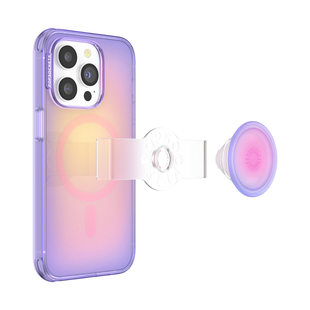 PopSockets PopCase MagSafe for iPhone 14 Pro - Opalescent Aura