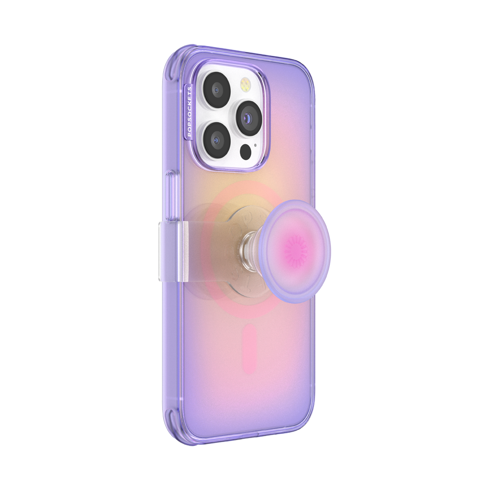 PopSockets PopCase MagSafe for iPhone 14 Pro - Opalescent Aura