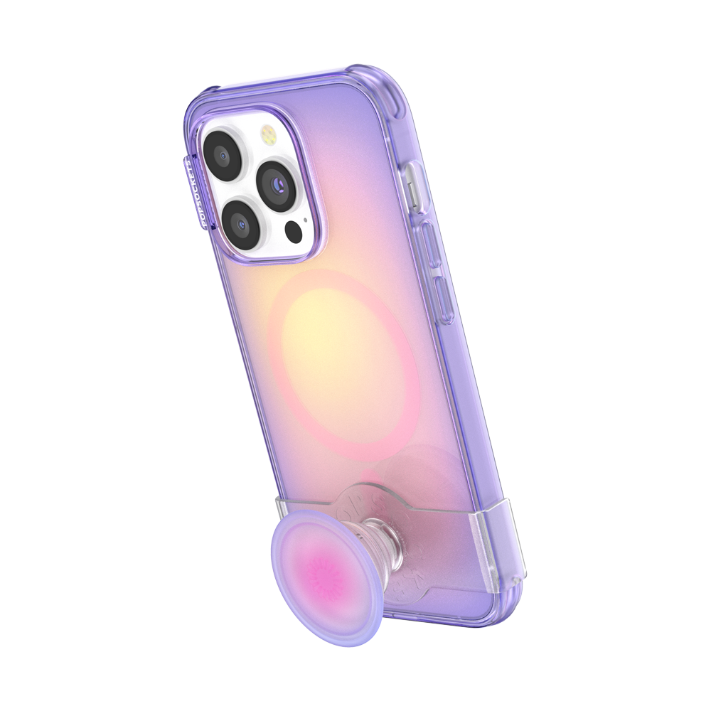 PopSockets PopCase MagSafe for iPhone 14 Pro - Opalescent Aura