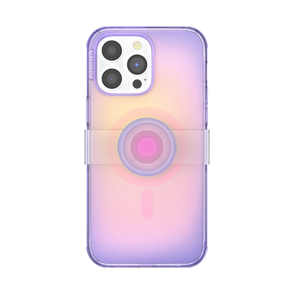 PopSockets PopCase MagSafe for iPhone 14 Pro Max - Opalescent Aura