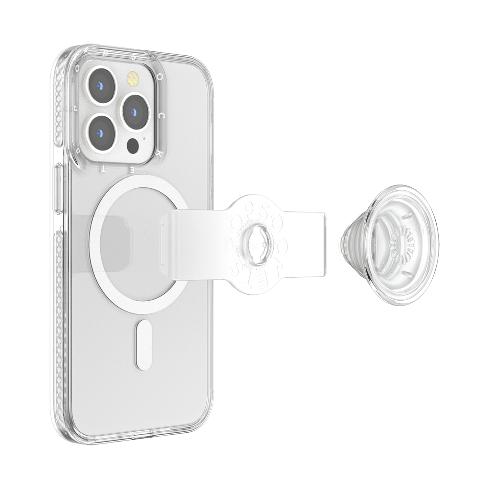 PopSockets PopCase MagSafe for iPhone 13 Pro - Clear