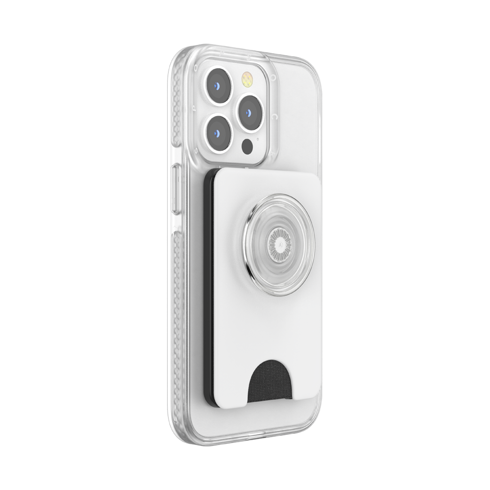 PopSockets PopWallet+ for MagSafe - White