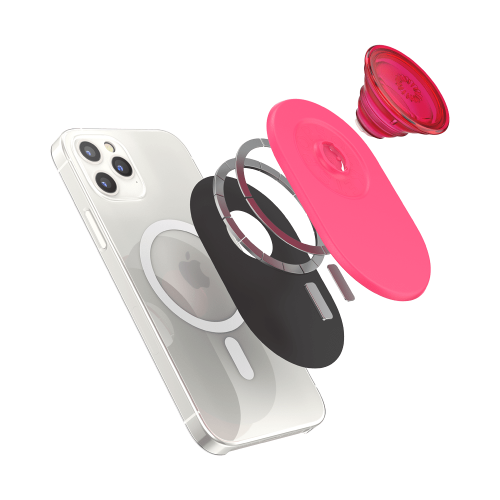 PopSockets PopGrip MagSafe - Neon Pink