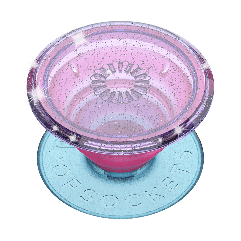 PopSockets PopGrip - Translucent Glitter Lavender