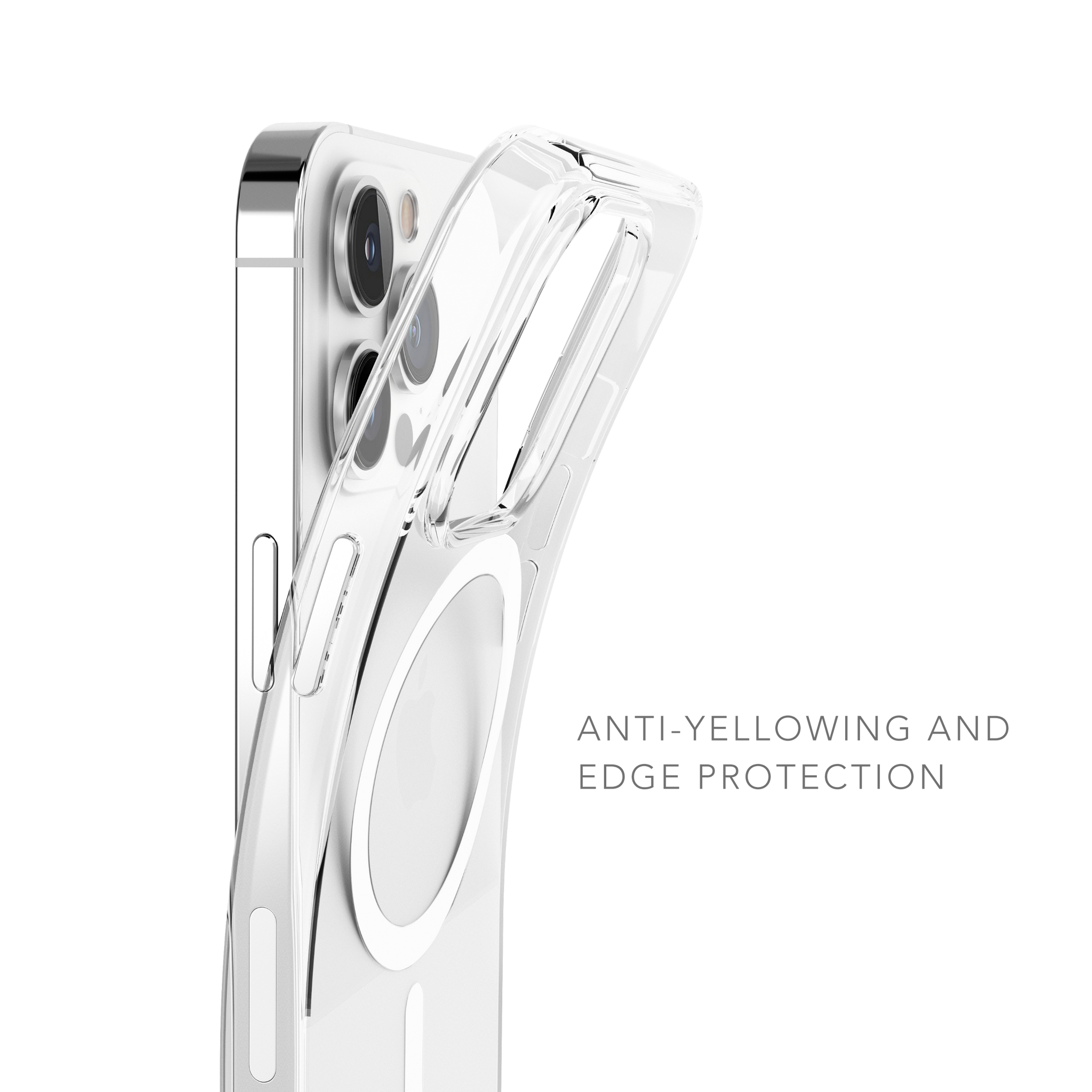 Vonmaehlen Anti-Yellowing Protective MagSafe Phone Case for iPhone 13/14
